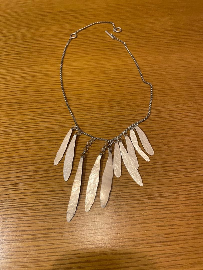 JIL SANDER フェザーネックレス