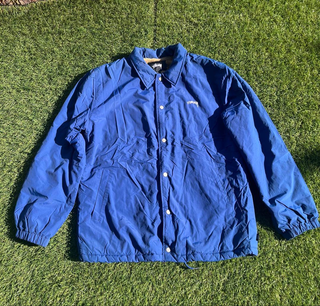 Stussy ストックロゴバックプリントコーチジャケット　old stussy