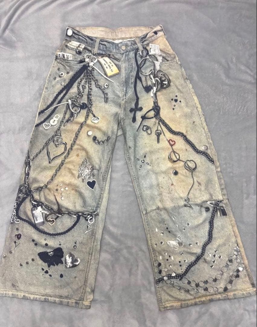 パンツ theredthread S print sweat1 toys