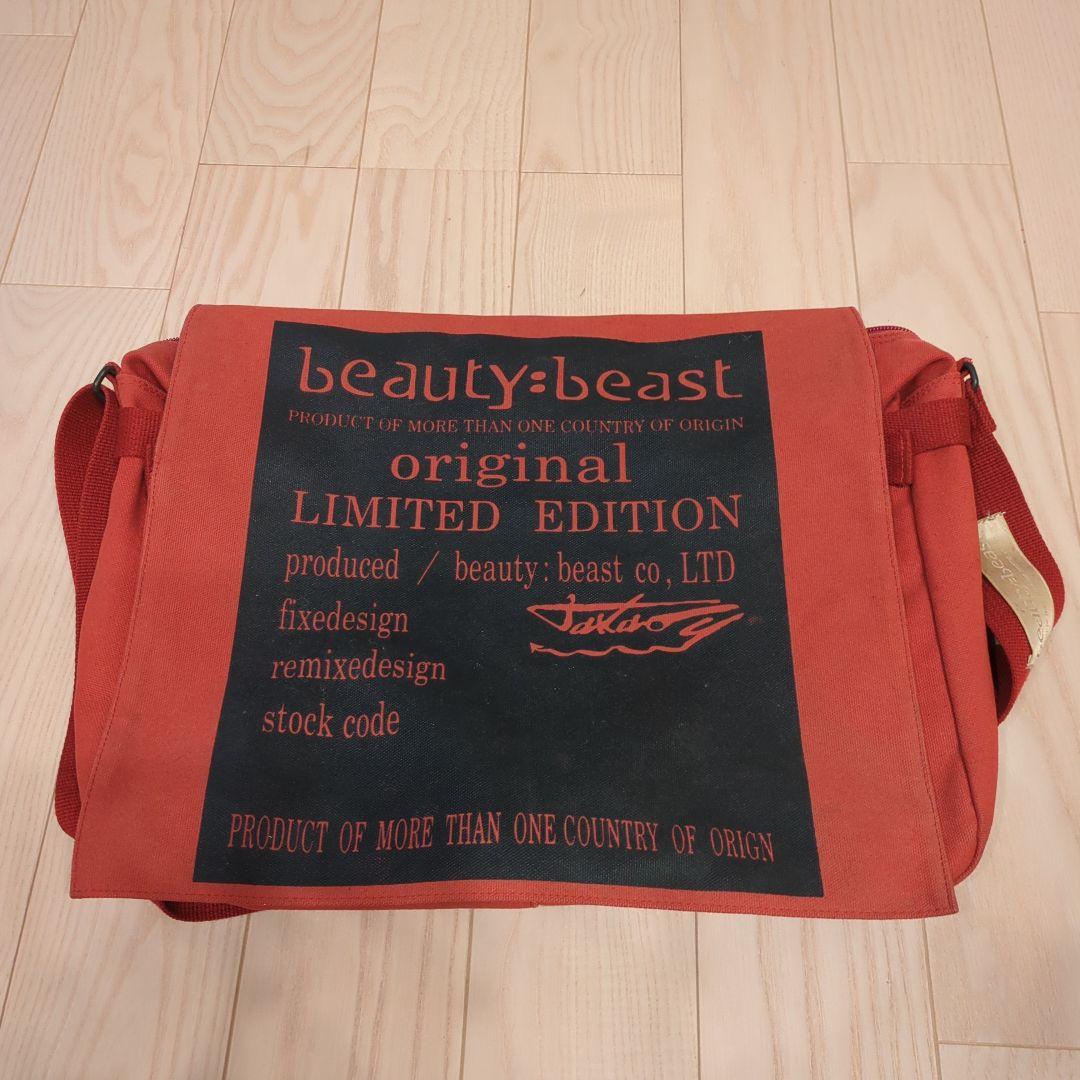 beauty:beast 限定版 メッセンジャーバッグ レッド 激レア最安値