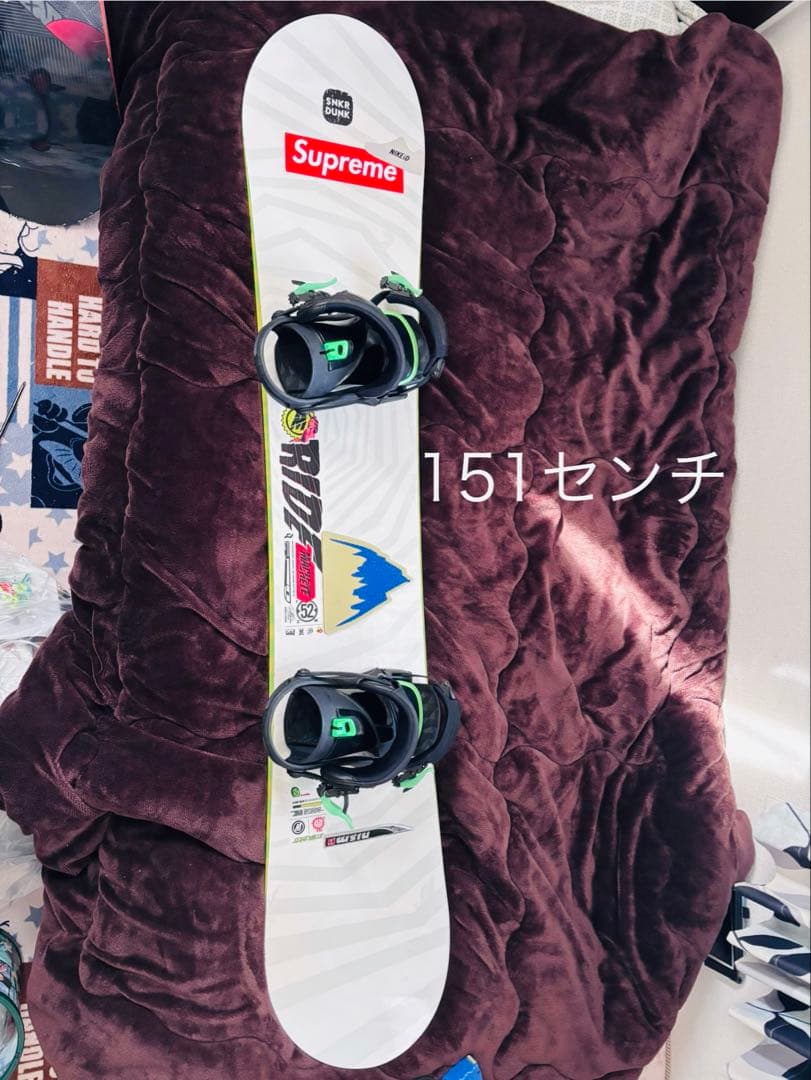 大特価、今だけスノーボード 一式　ビンディング、ブーツ付き。板3枚、ケース付き。