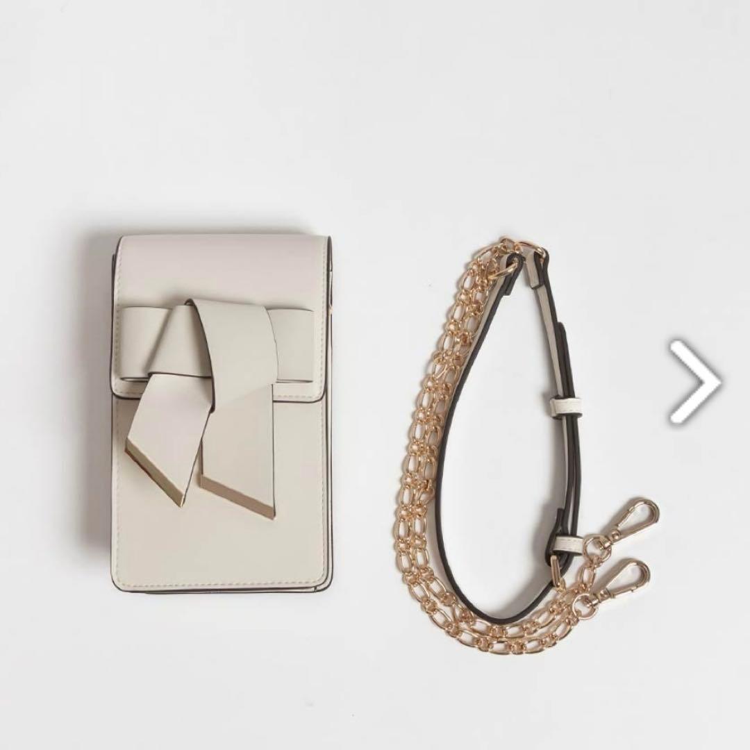 RANDA リボンベルトミニショルダーバッグ