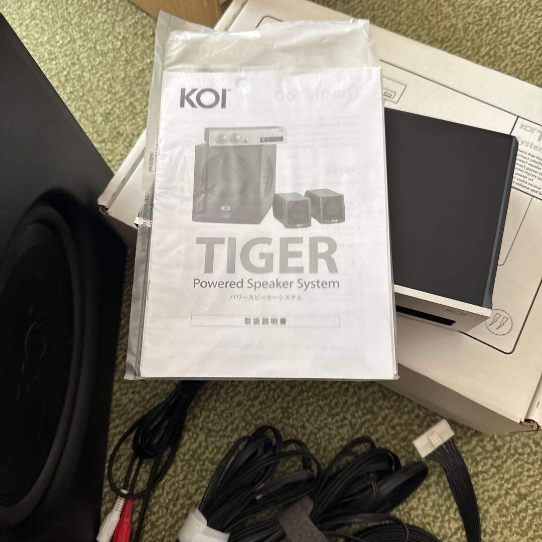 KOI TIGER パワードスピーカーシステム　　　　　　　　付属品全揃　箱有