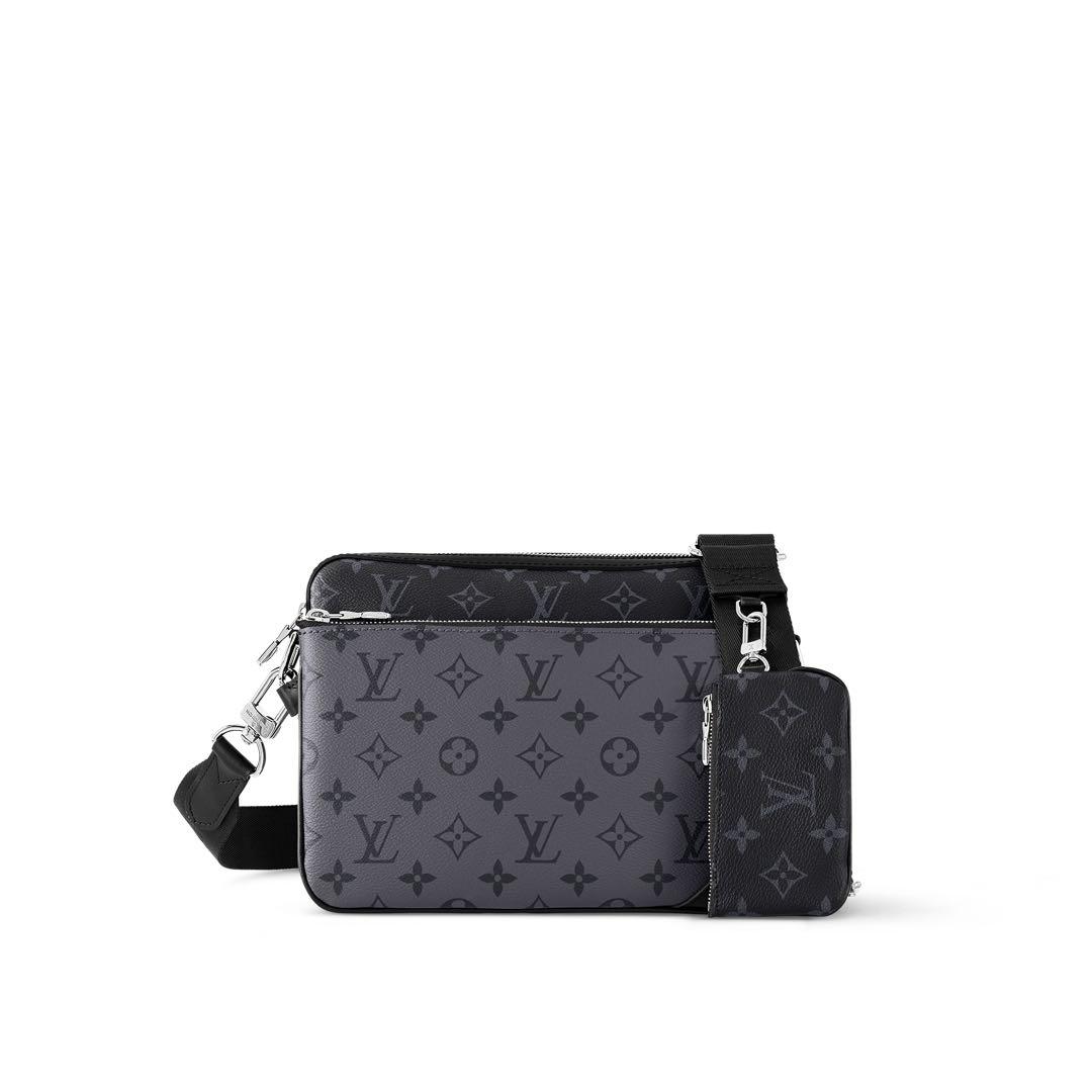 Louis Vuitton ブラックメッセンジャーバッグ