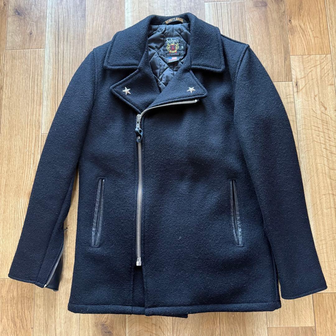 【美品】Schott ショット　シングル　シルバースター　アメリカ製