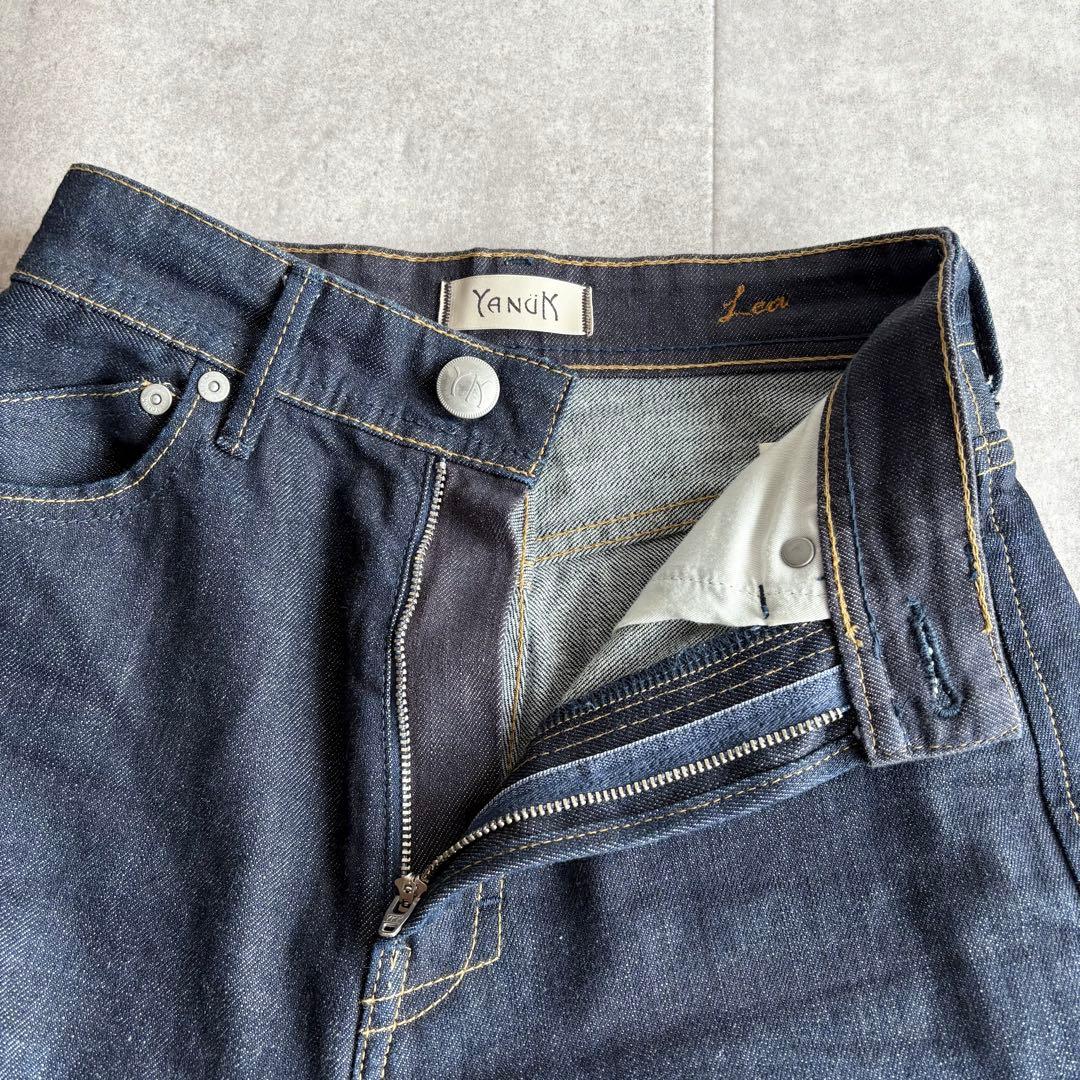 美品✨現行 YANUK LEA ボーイズストレートデニムパンツ OWI 22