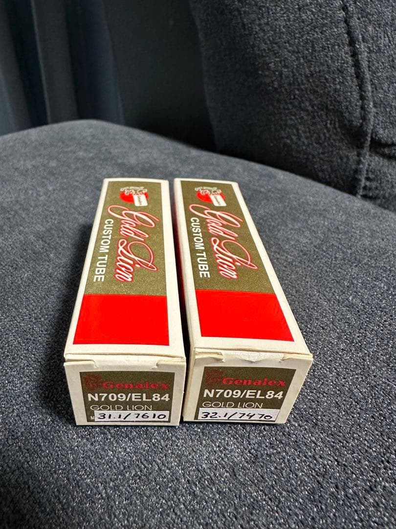 新品同様 Genalex GOLD LION EL84 N709 マッチ2本