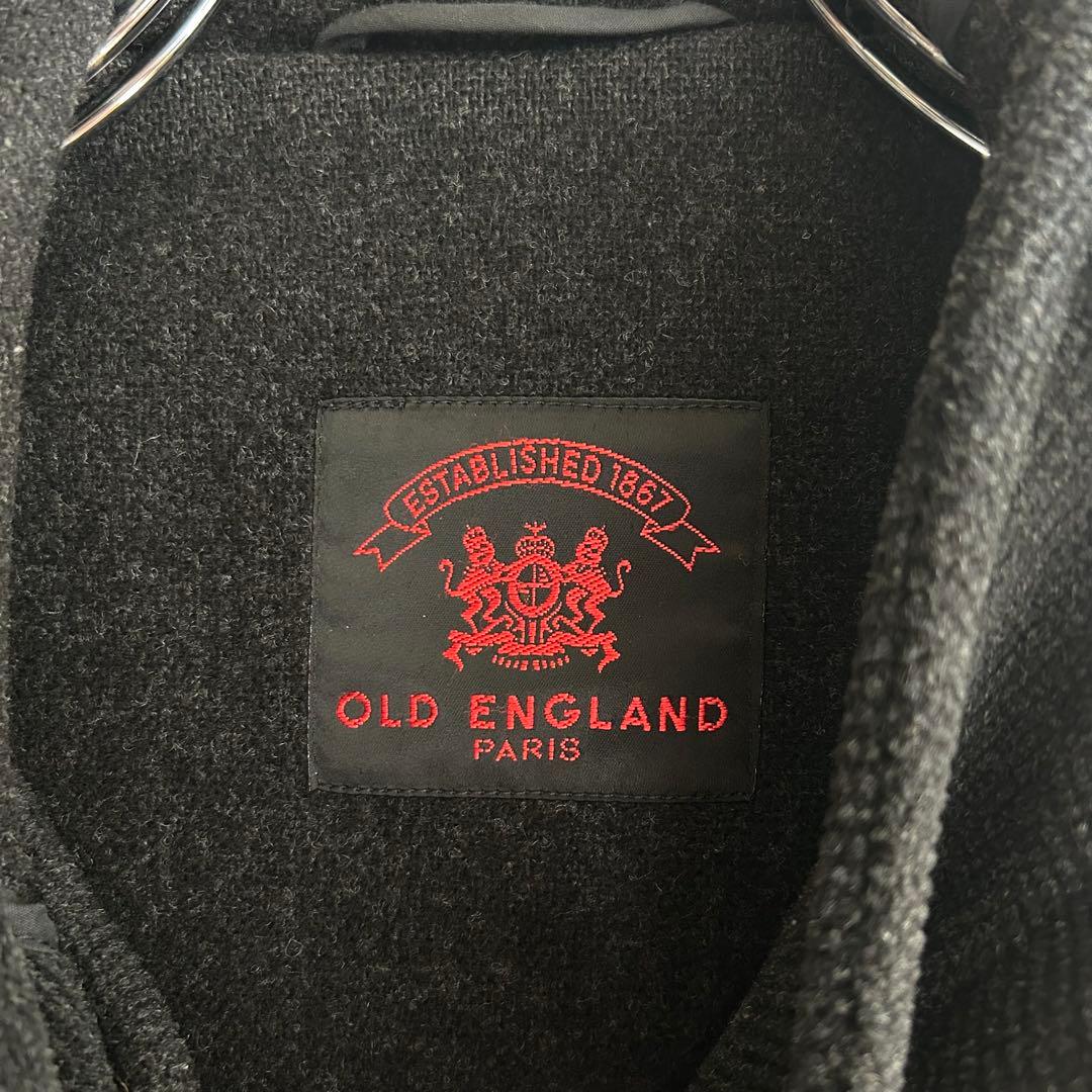 美品 イングランド製 OLD ENGLAND ヘリンボーン ダッフルコート