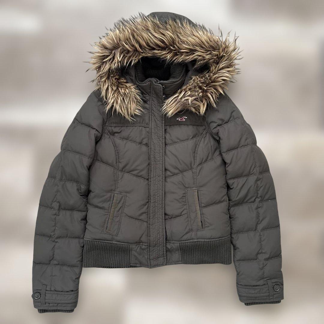 ジャケット・アウター vintage Hollister fur downjacket L