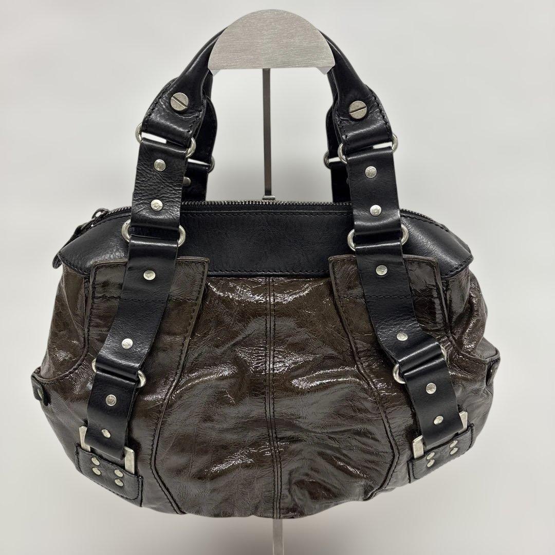 ✨美品✨DIESEL archive ディーゼル　ブラックゴールドバッグy2k⭐︎