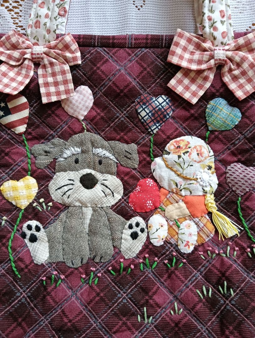 スーちゃん 手縫い ６ポケットバッグ