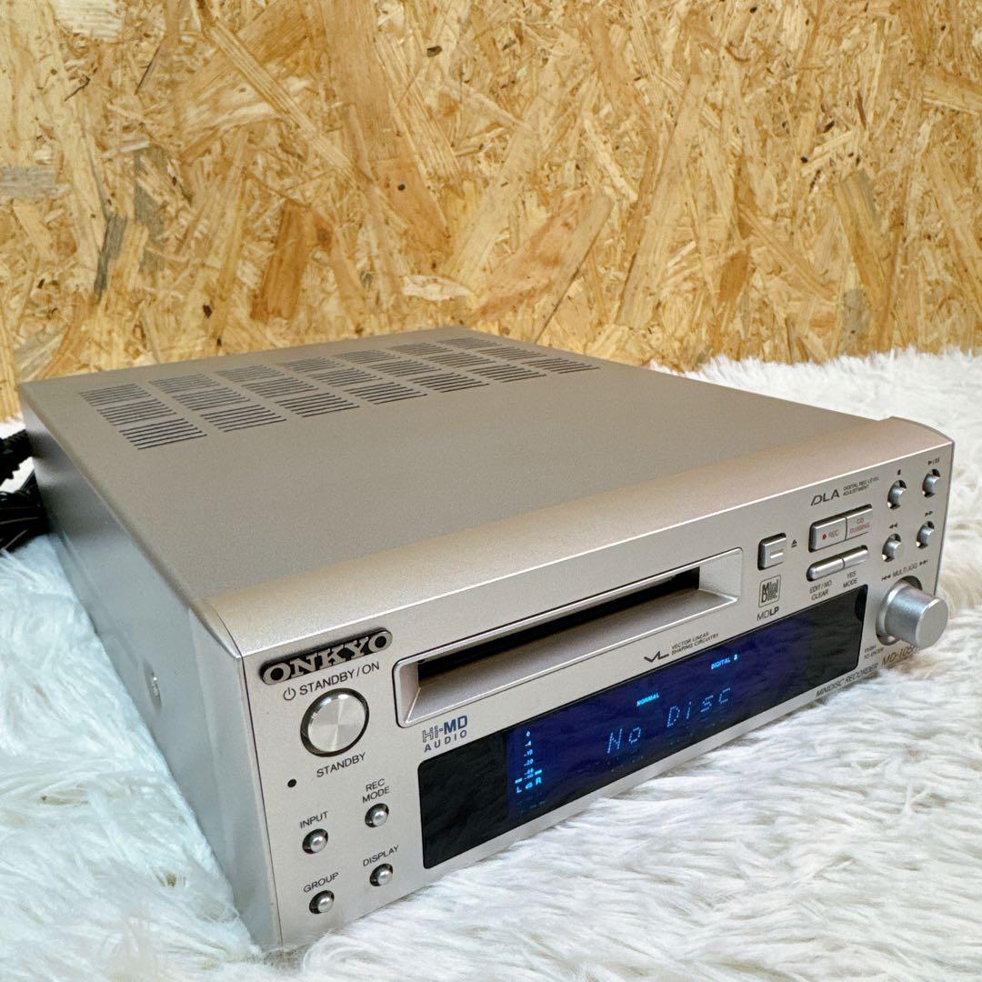 ONKYO オンキョー MD-105FX MDレコーダー 動作品