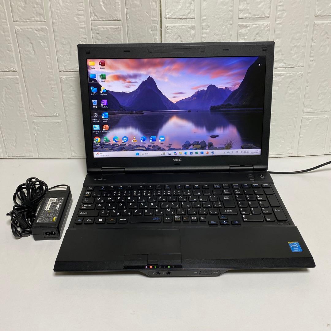 Windows11 オフィス付きSSD256GB メモリ8GB NECノートPC