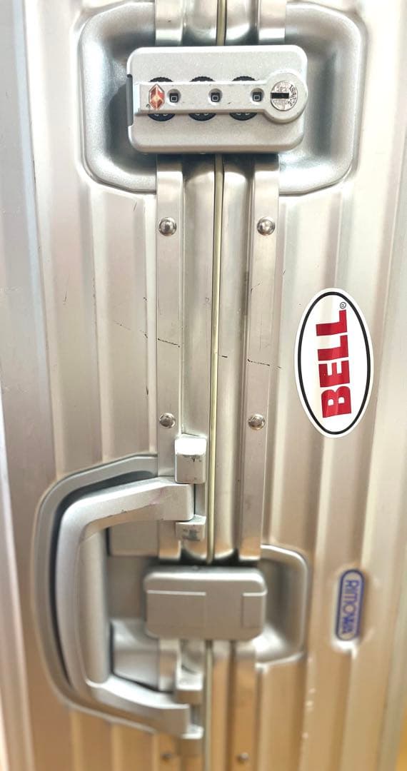 【中古品】RIMOWA_TOPASスーツケース104L/シルバーメタル93277