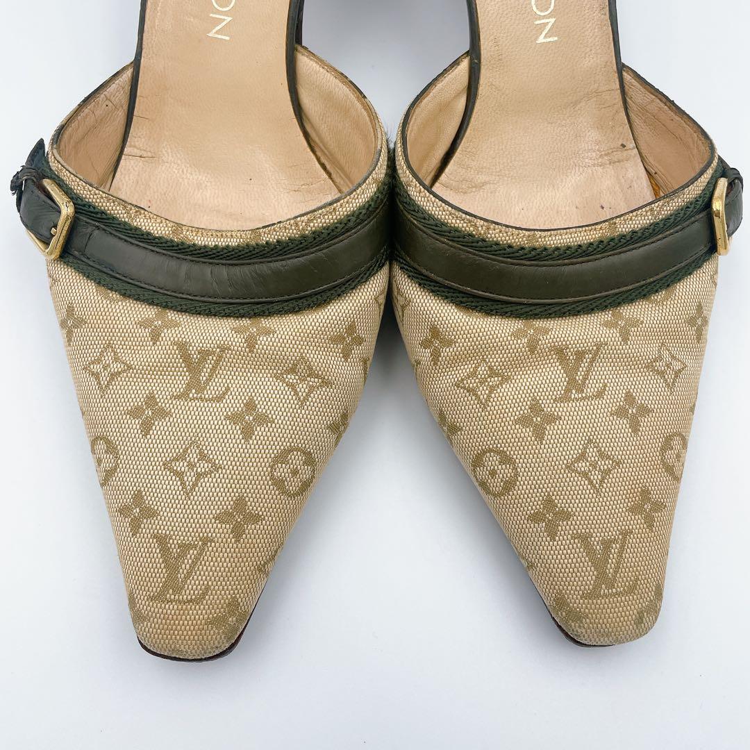 美品✨LOUIS VUITTON ルイヴィトン 靴 37 ミュール　24.0