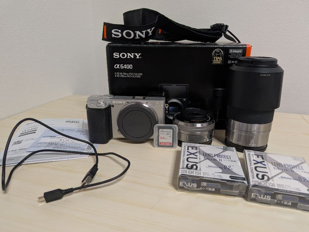 【専用品】Sony α6400 ミラーレス一眼 2レンズ付き
