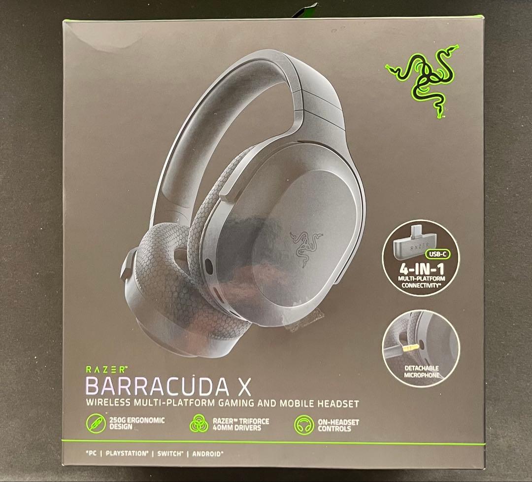 【美品】Razer Barracuda Xワイヤレスゲーミングヘッドセット