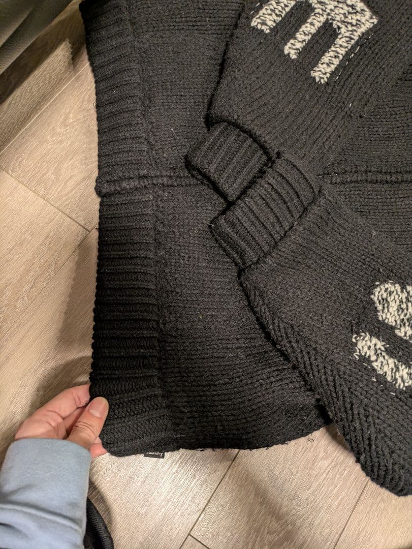 トップス Supreme FauxShearlingLined ZipUp Sweater