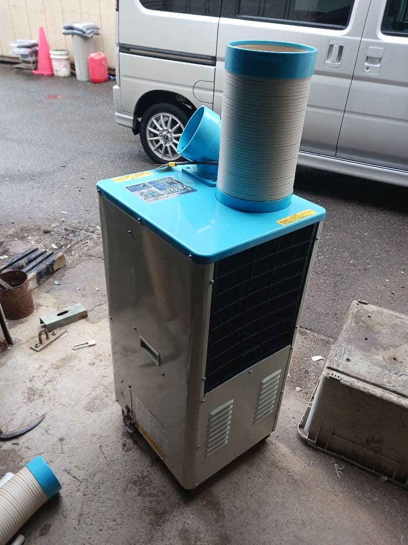 山善(YAMAZEN)排熱ダクト付スポットエアコンYS-422D★引取り限定