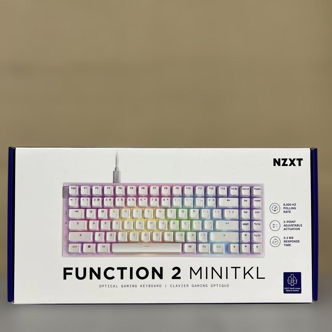 キーボード 601327NZXT Function 2 MiniTKL White RGB