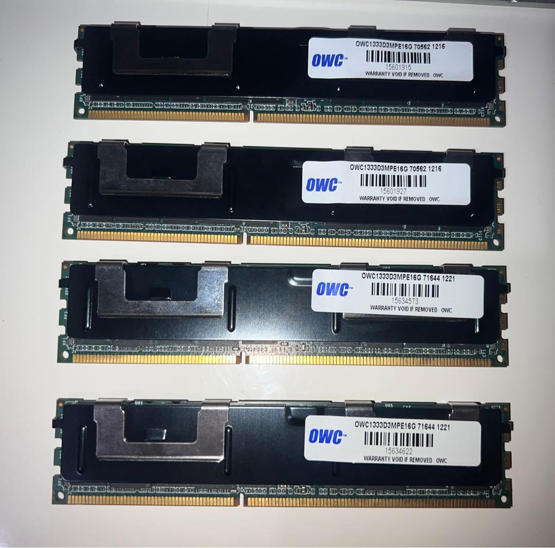 メモリー OWC 64GB DDR3 1333MHz Mac Pro 2009-2012