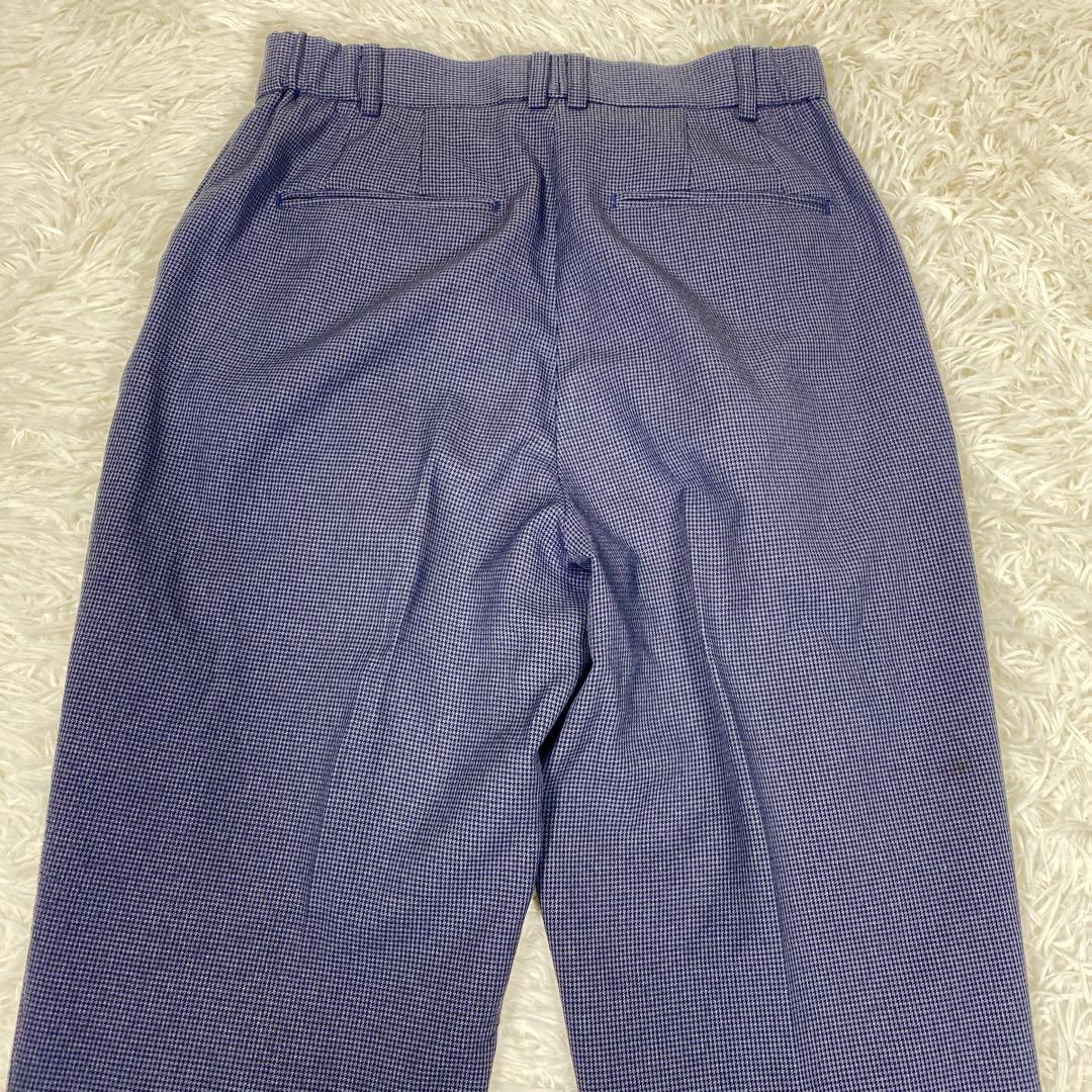 スーツセレクト　スーツセットアップ　ネイビー　千鳥格子　ダブルスーツ　サイズM