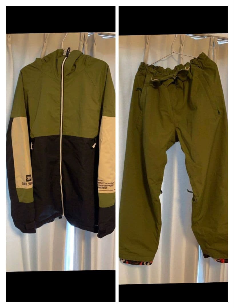 686 スノーボードウェア　セットアップ　TOFU　WORKS　上下セット
