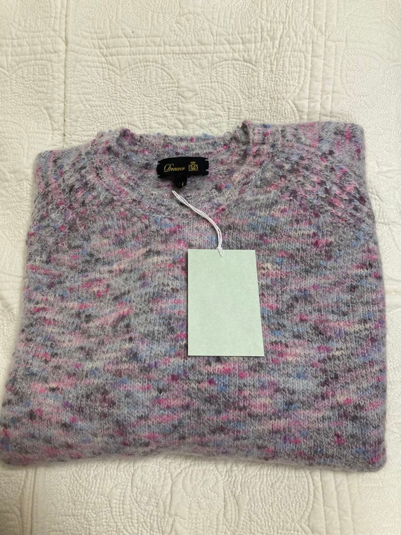 DRAWER WINTER1 5Gノットヤーンクルーネックニット