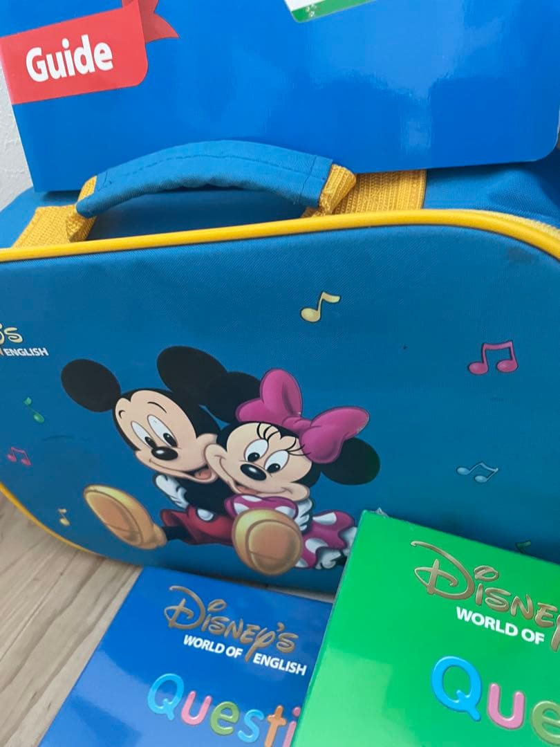 DWE ディズニー英語システム　トークアロング　Q&Aカードセット 美品　617