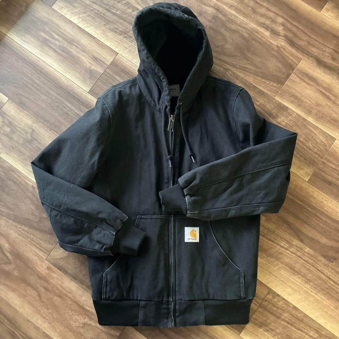 あ*い様 CARHARTT アクティブジャケット BLACK S 黒　カーハート
