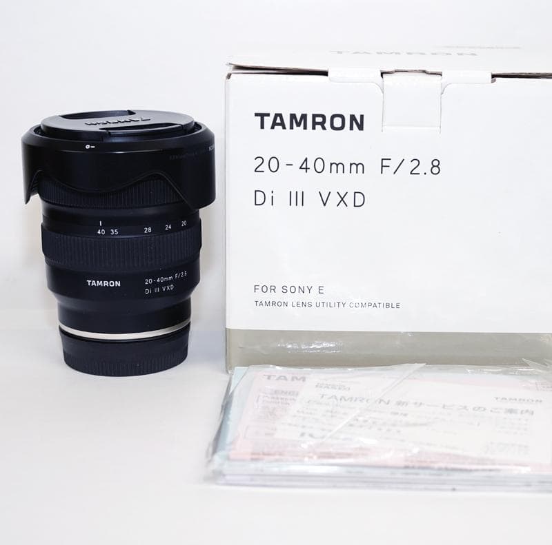 TAMRON 20-40mm F/2.8 Di III VXD 極美品