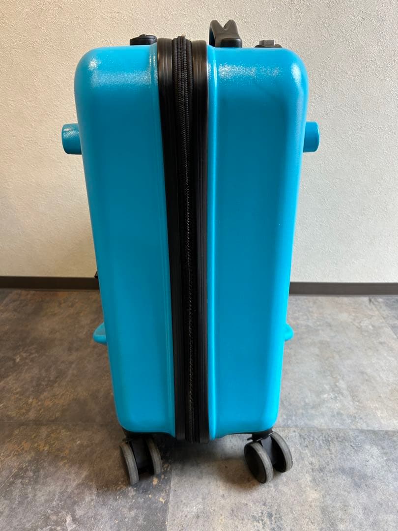 【美品】[NORICCO]ノリッコ子どもが乗れるキャリーケース　ブルー