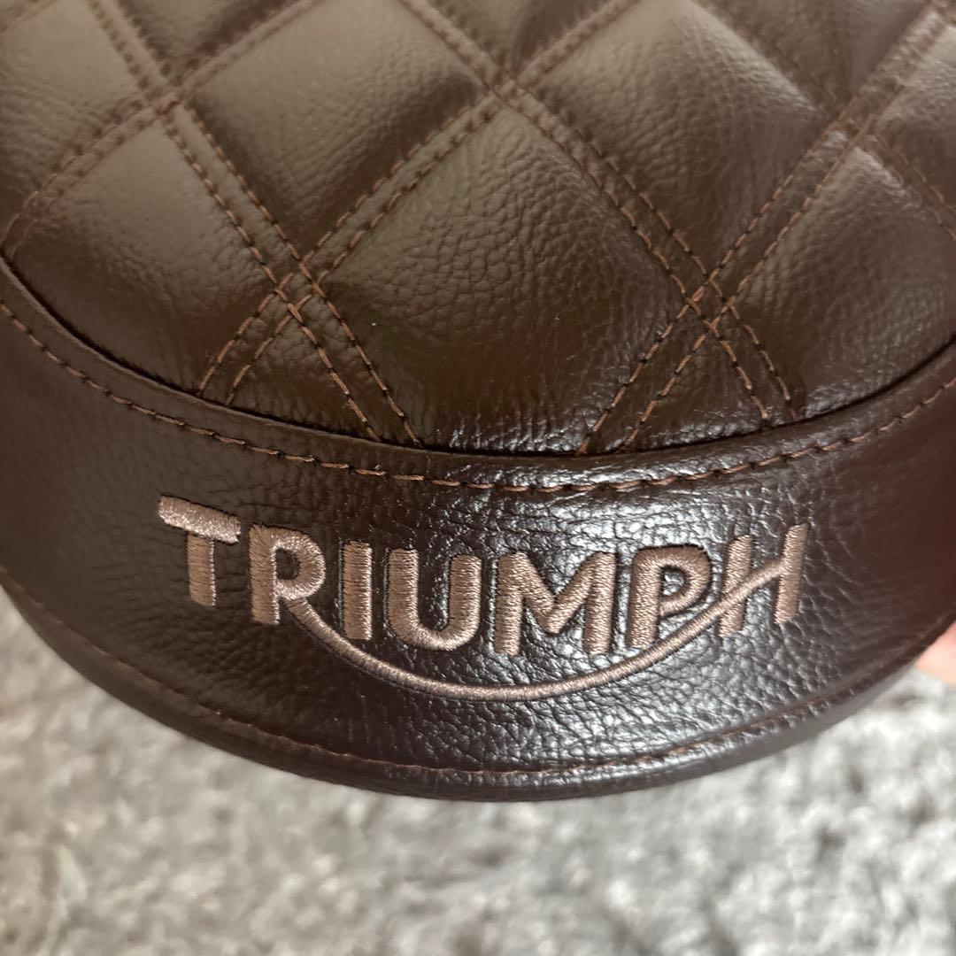 TRIUMPH ベンチシート　キルティングシート ブラウン　A9708614