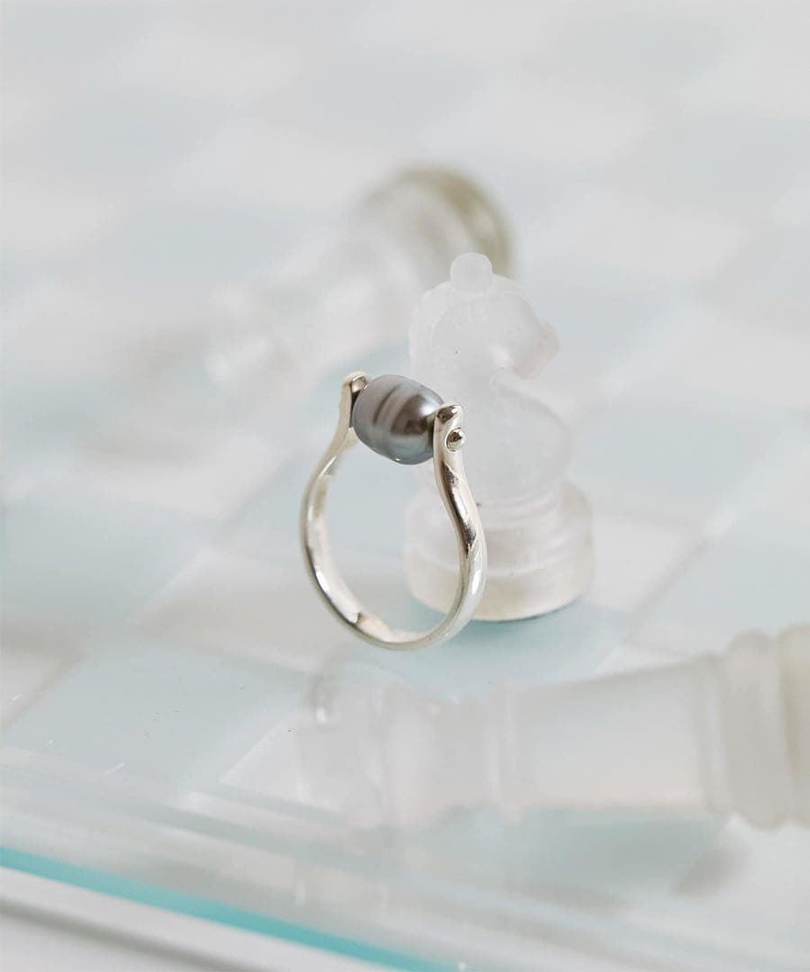 Whim Gazette 【Hoaw.】パールリング パールシルバー925