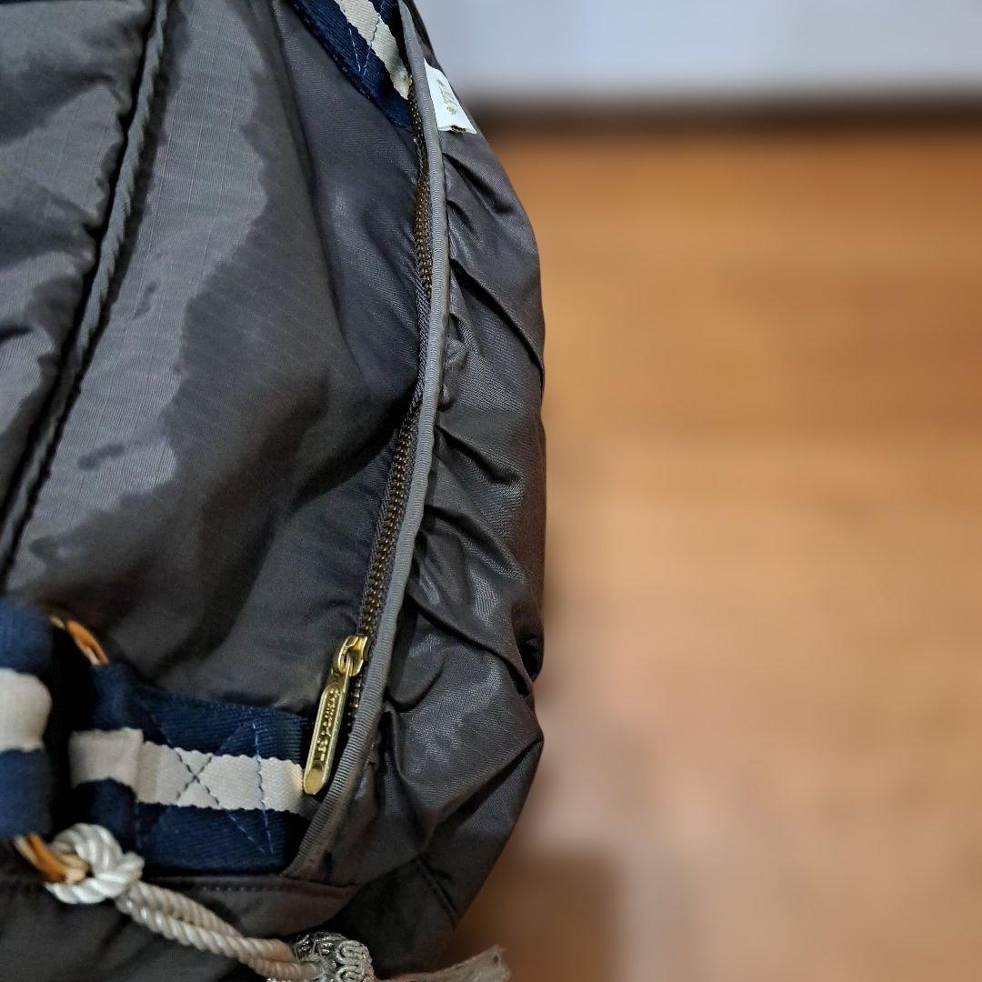 レスポートサック×風間ゆみえコラボ ボストンバッグ　2WAY チャコールグレー