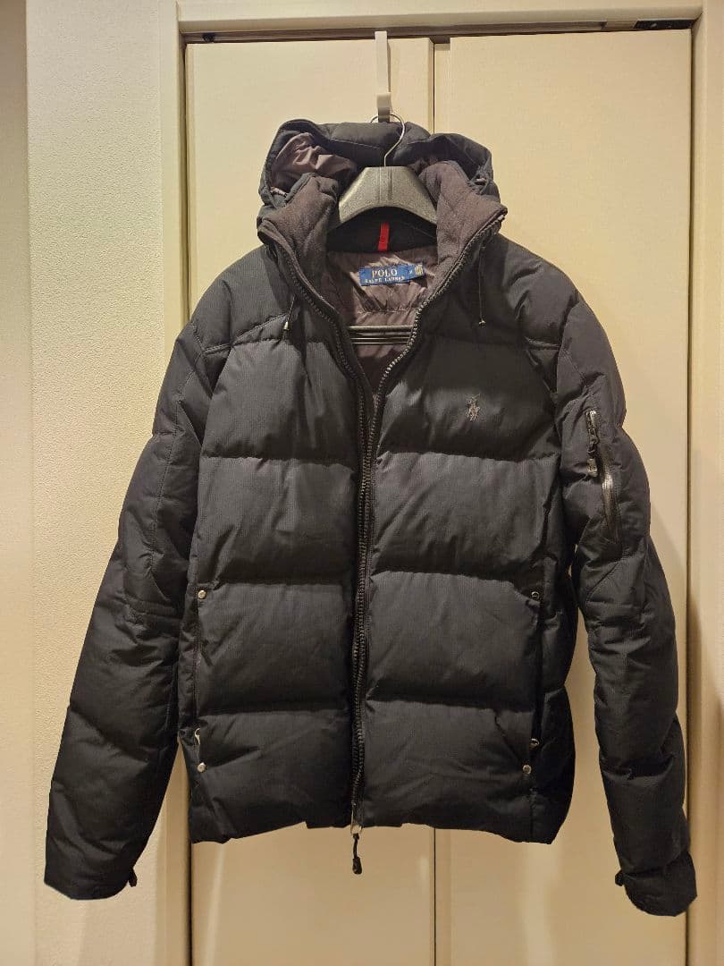ポロラルフローレン ダウンジャケット ポニー刺繡 ブラック
