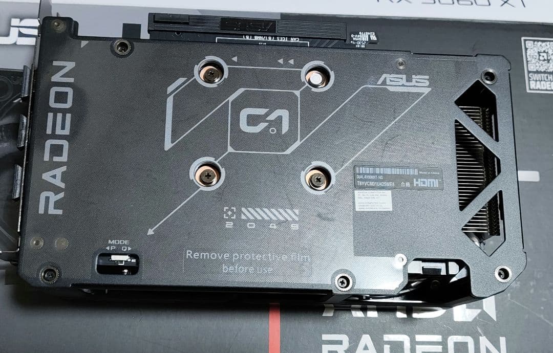 新古品　ASUS DUAL Radeon RX 9060 XT 16GB