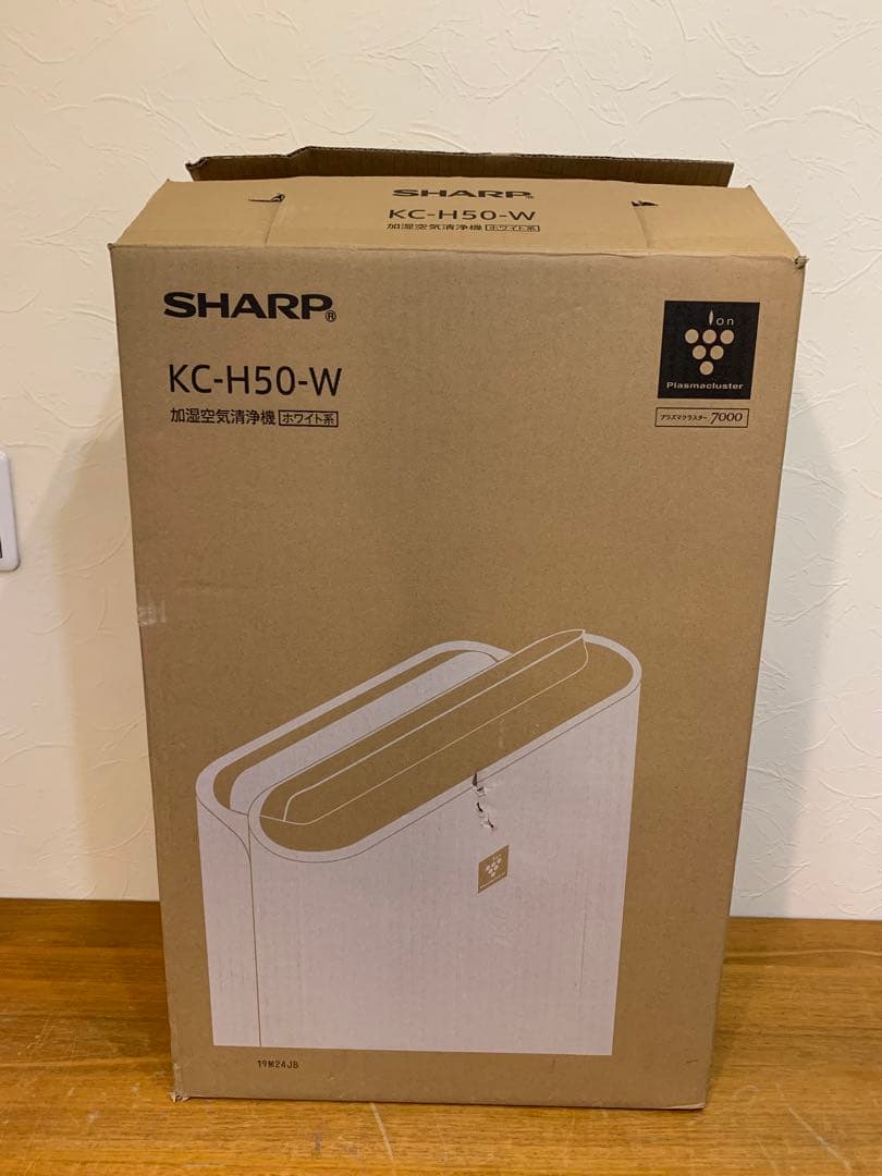 G1007-20★未使用 SHARP 加湿空気清浄機 KC-H50-W