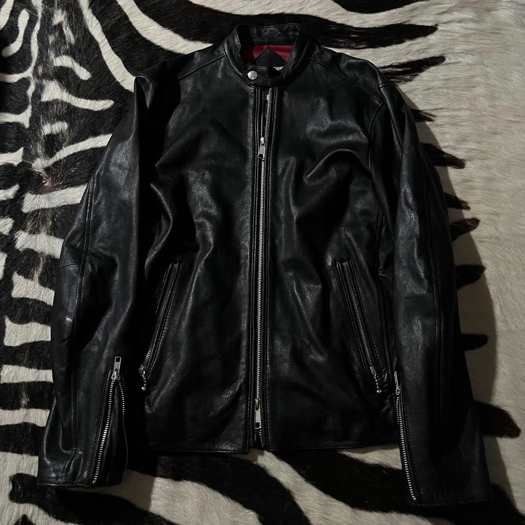 ジャケット・アウター buffalo bobs lamb leather jacket