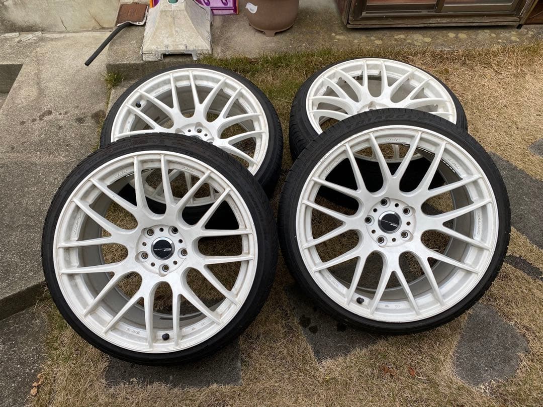 WORK EMOTION M8R 19×9.5J 5/114.3+38 ホワイト