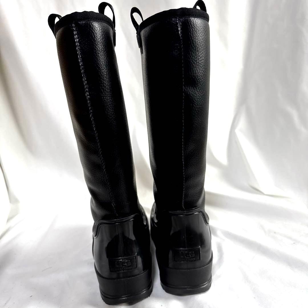 UGGアグレインクラウド トール ブラック ブーツ　スノーブーツ　レインブーツ