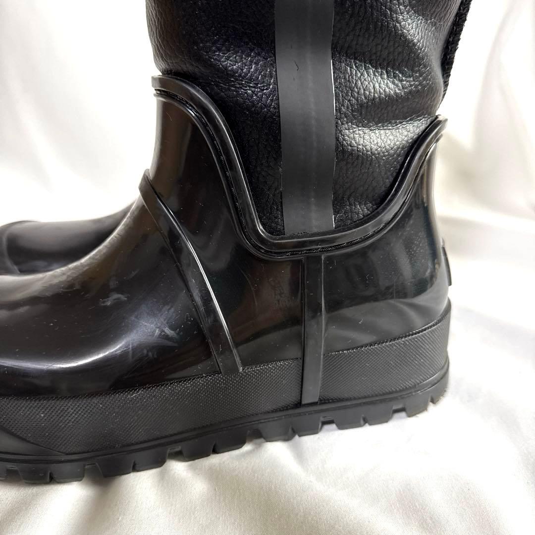 UGGアグレインクラウド トール ブラック ブーツ　スノーブーツ　レインブーツ