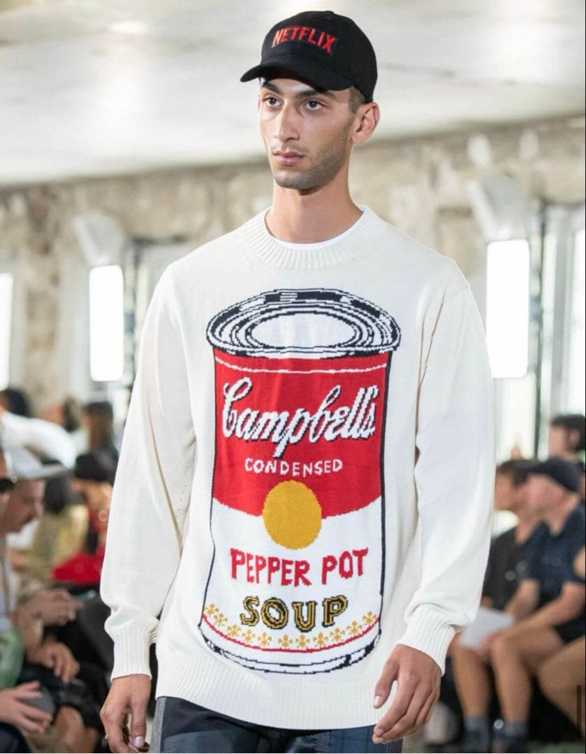 希少JUNYA WATANABE MAN アンディウォーホール　コットンニット