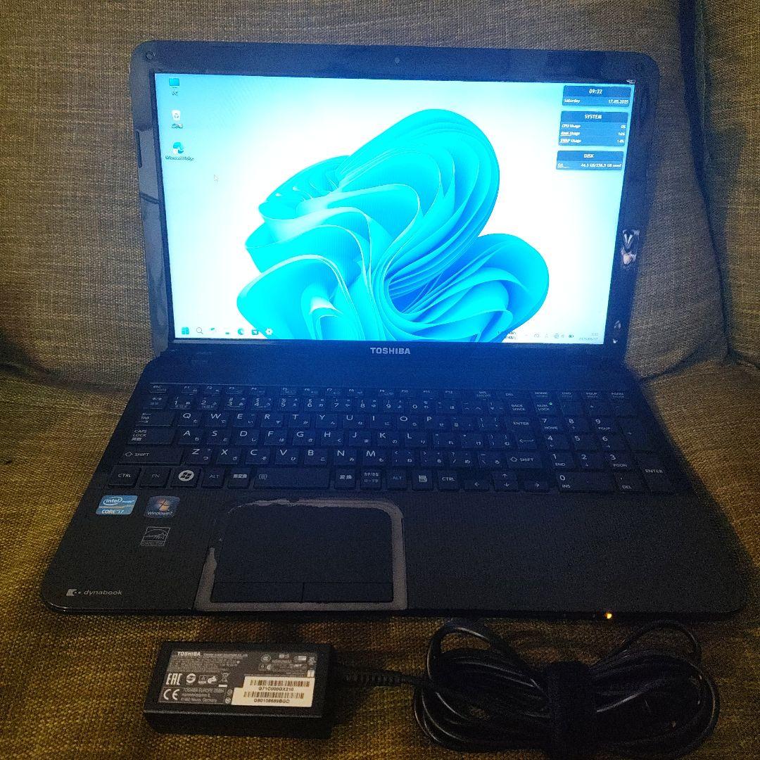 Windowsノート本体 Satellite L850 i7/16GB/SSD256GB/Blu-ray