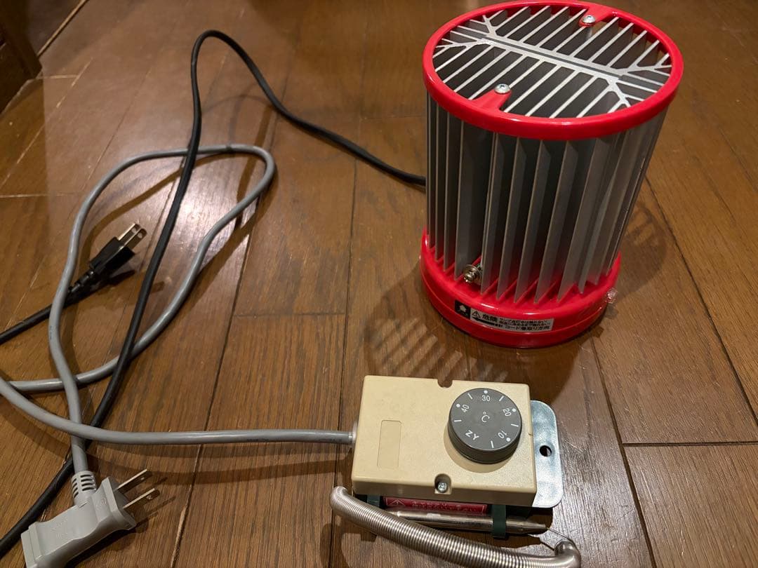 昭和精機工業　パネルヒーター NS-200 200W グリーンサーモ付き