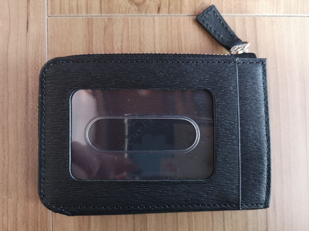 青空白球【新品．未使用】PORTER ケース 黒 パスケース付き