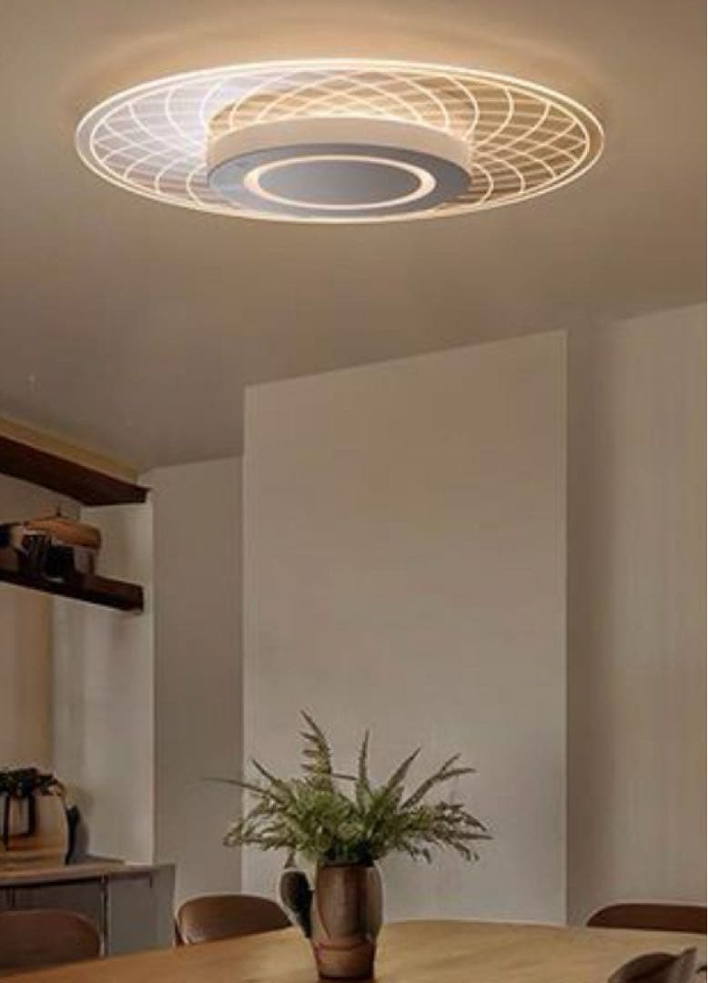 【あ】アイリスオーヤマ 調光/調色LEDパネルライト ウェーブ柄 12 畳