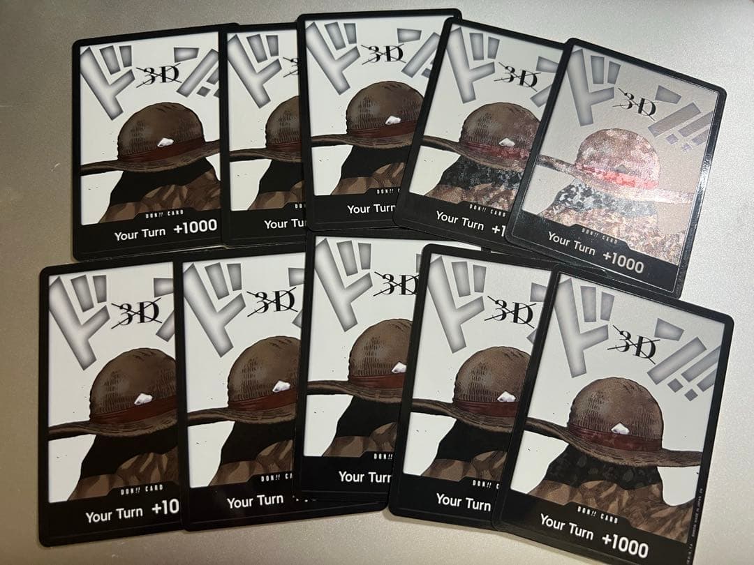 ワンピースカード　ドンカード　英語　3D2Y モンキー・D・ルフィ　海外限定