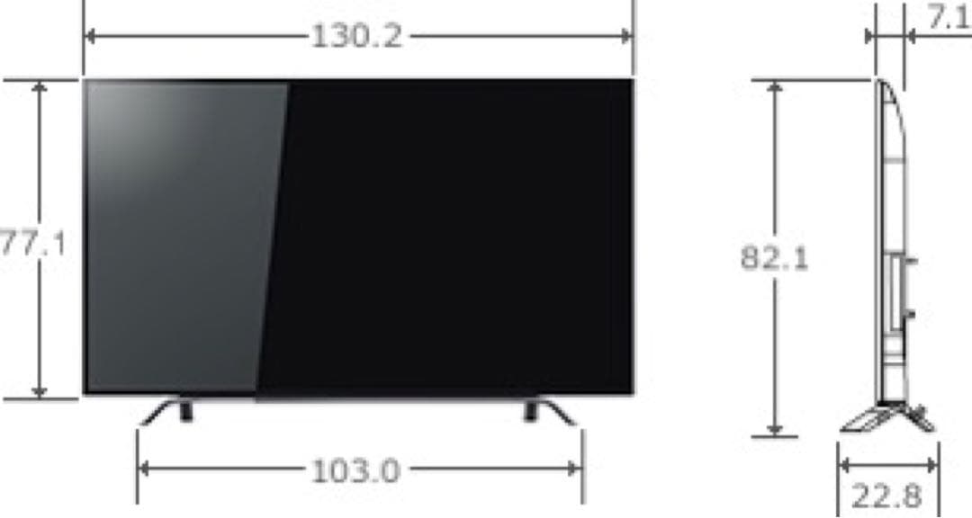 東芝 REGZA 4K液晶TV 58Z20X 58インチ 美品