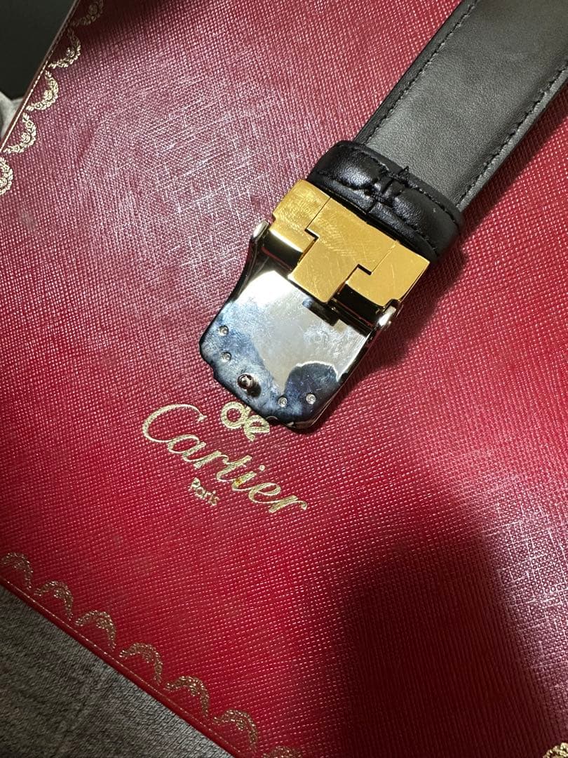 ブ*ジ様 正規品 must de Cartier ベルト レザー 全長126cm